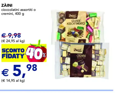 Zaini assortiti