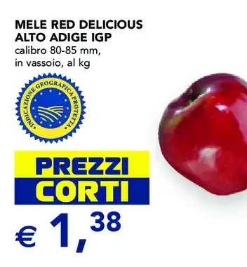 Mele Red Delicious Alto Adige IGP