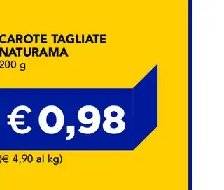 Carote tagliate Naturama
