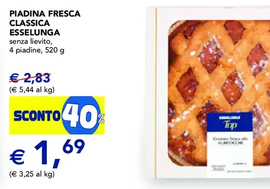 Piadina fresca classica Esselunga