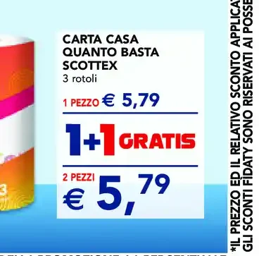 Carta casa Quanto Basta Scottex