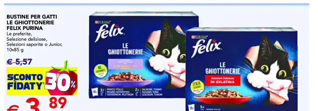 Bustine per gatti Le Giottone Felix