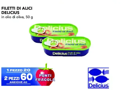 Filetti di alici Delicius