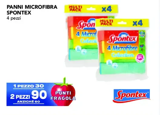 Panni microfibra Spontex