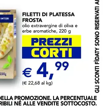 Filetti di platessa Frosta