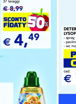 Detersivo lavatrice Coccolino