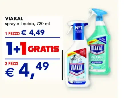 Viakal spray o liquido 720 ml