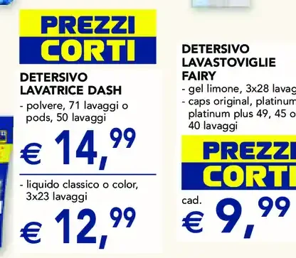 Detersivo lavatrice Dash polvere