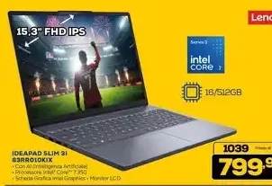 Notebook Lenovo IdeaPad Slim 3 15IRU8