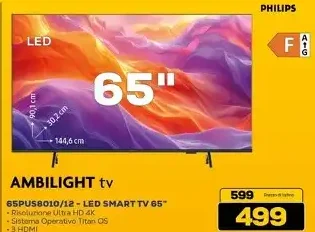 Philips 65" LED Ambilight TV