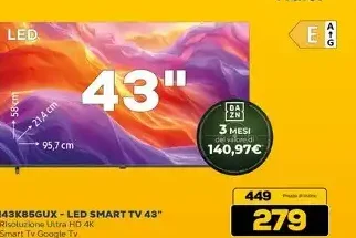 Haier 43" LED Smart TV