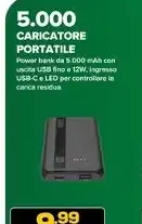 Power bank 5000 mAh