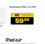 Alimentatore USB-C 70W