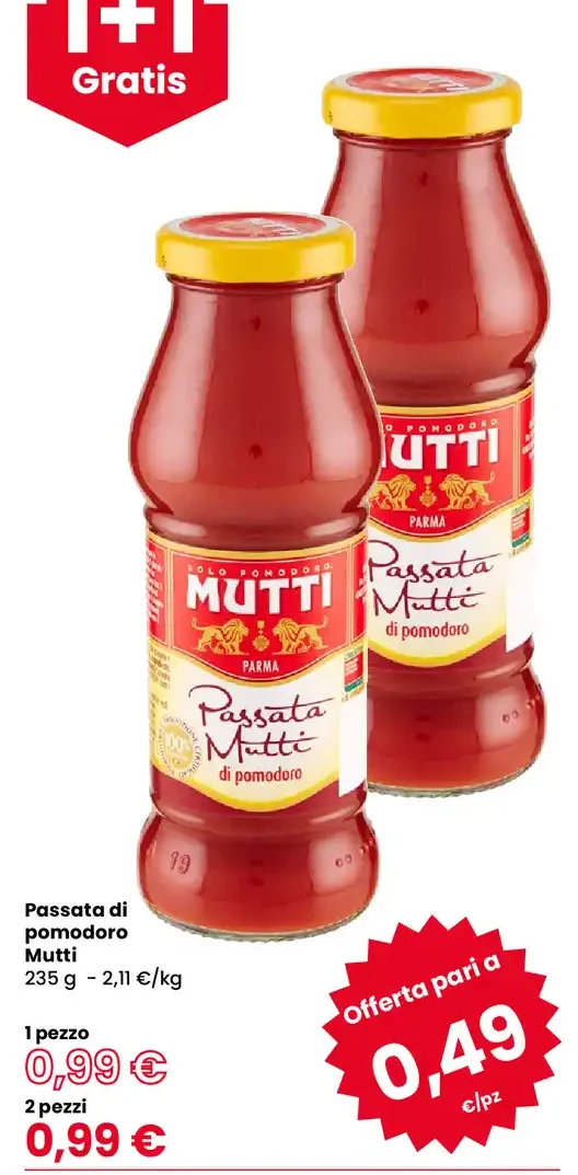 Passata di pomodoro Mutti