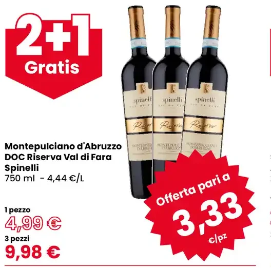 Montepulciano d'Abruzzo DOC Riserva Val di Fara Spinelli