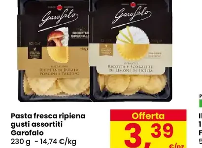 Pasta fresca ripiena gusti assortiti Garofalo