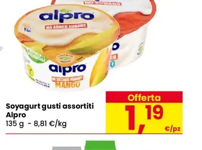 Soyogurt gusti assortiti Alpro