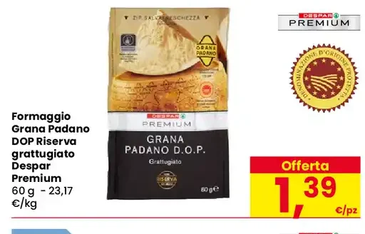Grana Padano DOP riserva grattugiato