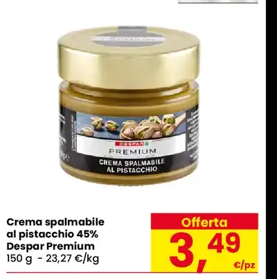 Crema spalmabile al pistacchio