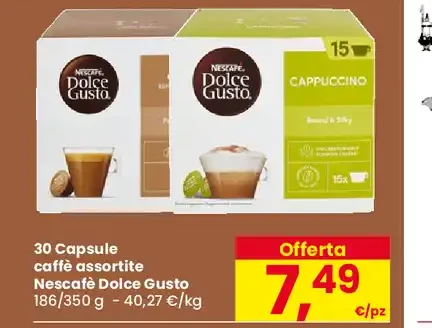 Capsule caffè assortite Nescafé Dolce Gusto