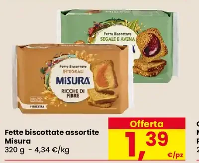 Fette biscottate assortite