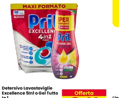 Detersivo lavastoviglie Pril Excellence