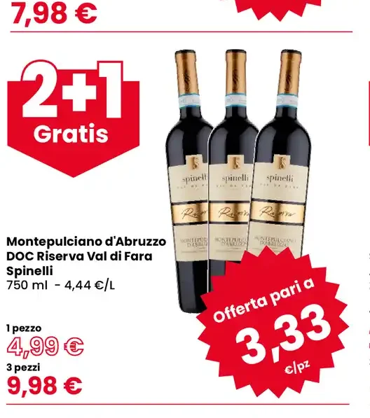Montepulciano d'Abruzzo DOC Riserva Val di Fara Spinelli