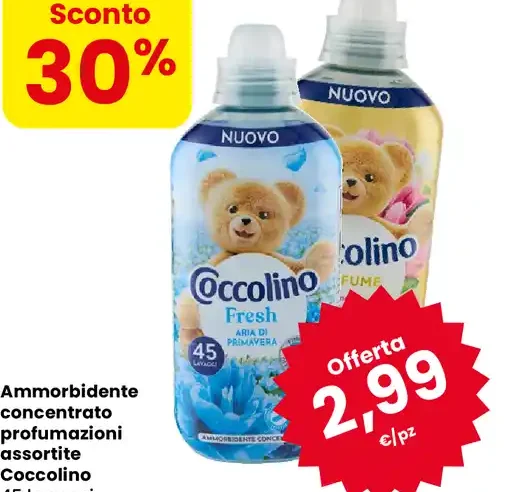 Ammorbidente concentrato profumazioni assortite Coccolino
