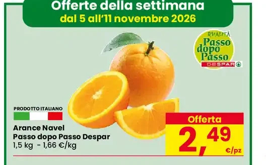Arance Navel Passo dopo Passo Despar
