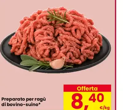 Preparato per ragù di bovino-suino