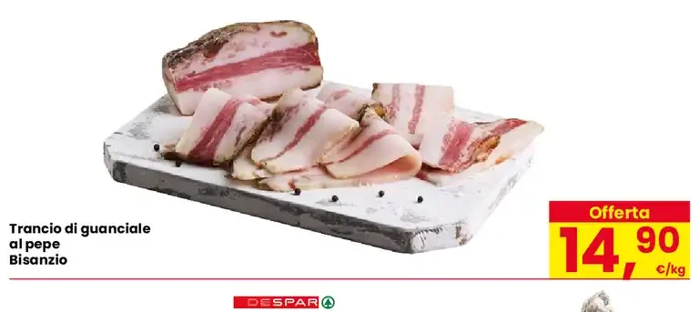 Trancio di guanciale al pepe Bisanzio