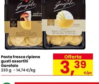 Pasta fresca ripiena gusti assortiti Garofalo