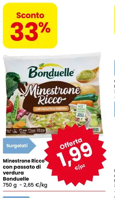 Minestrone con passato di verdura