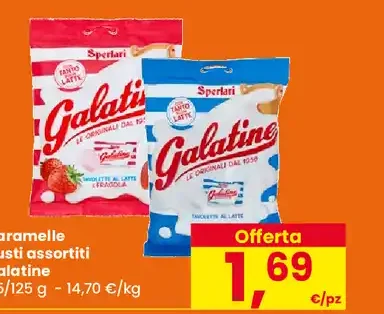 Caramelle gusti assortiti Galatine