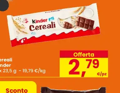 Cereali Kinder