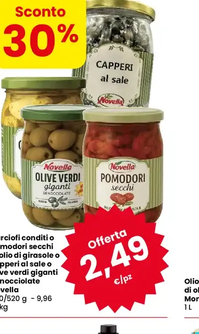 Carciofi, pomodori secchi, capperi o olive