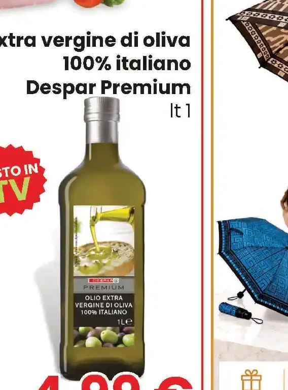 Olio extra vergine di oliva 100% italiano Despar Premium