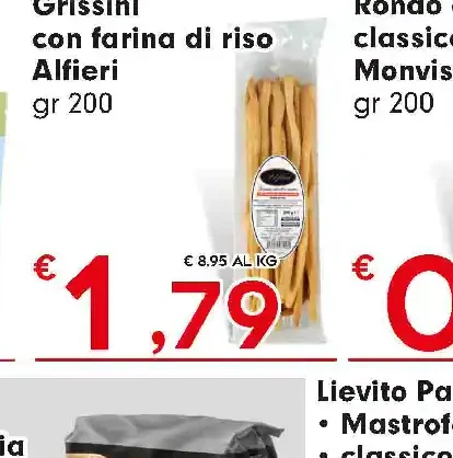 Grissini con farina di riso Alfieri