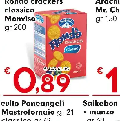 Rondò crackers classico Monviso