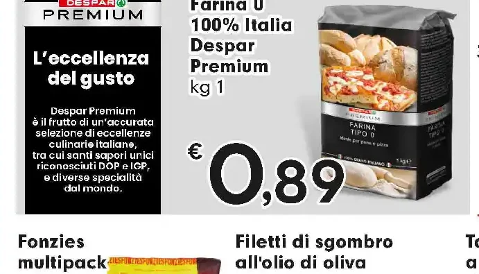 Farina 0 100% Italia Despar Premium