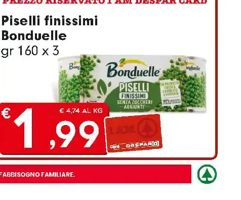 Piselli finissimi Bonduelle