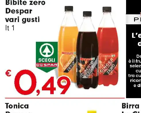 Bibite zero Despar