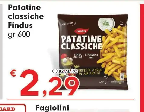 Patatine classiche Findus