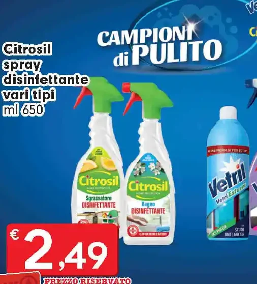 Citrosil spray disinfettante