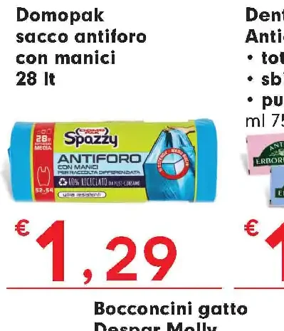 Domopak sacco antìforo con manici