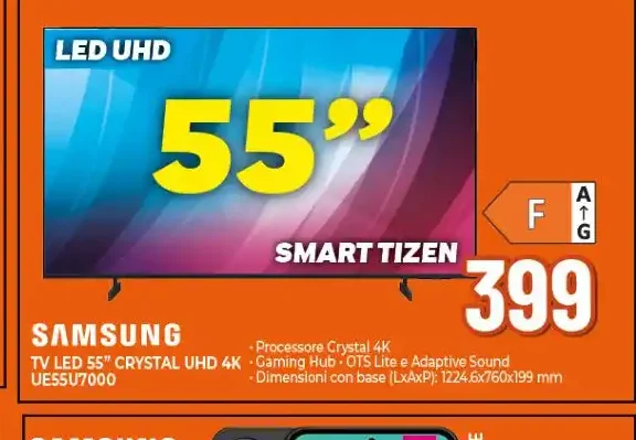 TV LED UHD Samsung UE55U7000