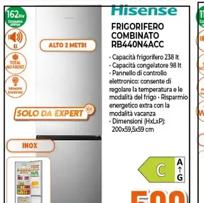 Frigorifero combinato Hisense RB440N4ACC