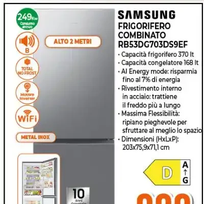 Frigorifero combinato Samsung RB53DG703DS9EF