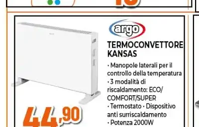 Termoconvettore Argo Kansas