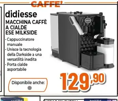 Macchina caffè a cialde e capsule